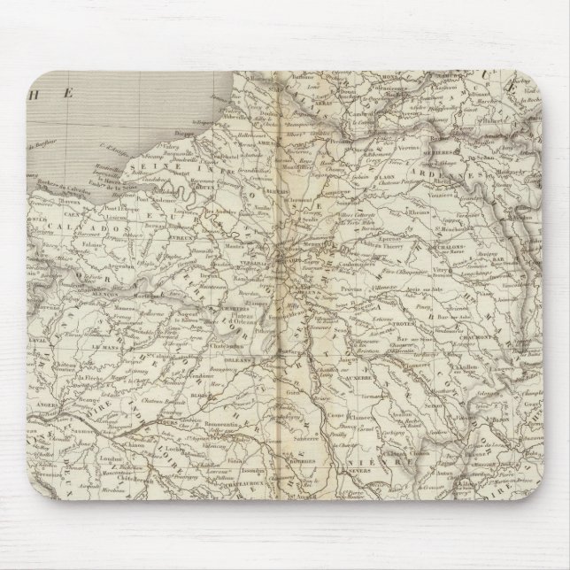 Frankreich, Schweiz und Belgien Mousepad (Vorne)