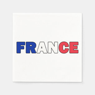 Frankreich Serviette