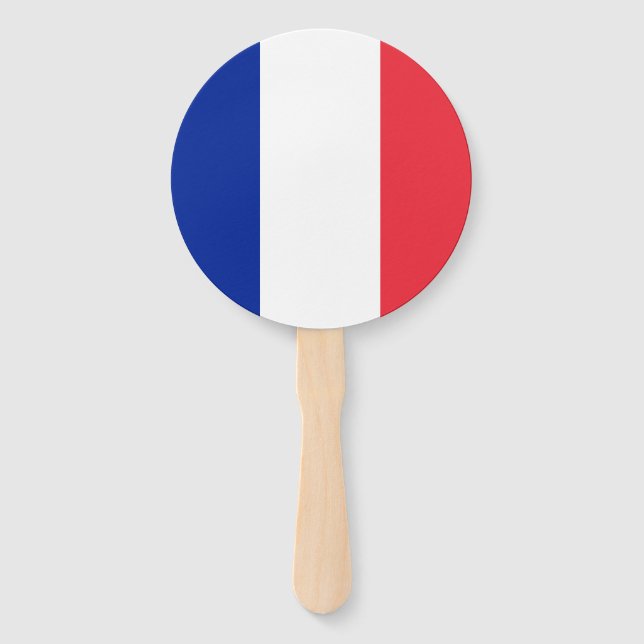 Frankreich - Set der Fans Fächer (Vorderseite)