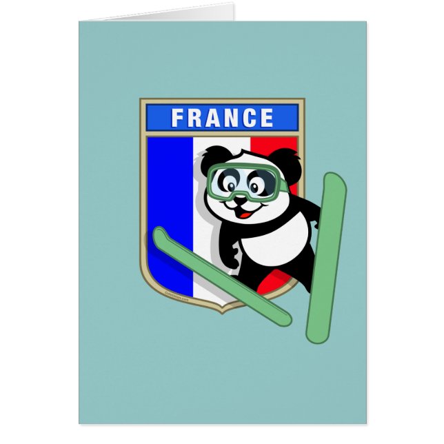 Frankreich Skisprung Panda (Vorne)