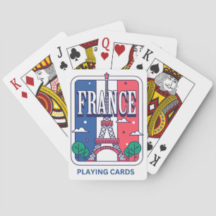 Frankreich spielt spielkarten