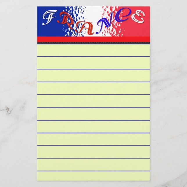 Frankreich Stationery Briefpapier (Vorderseite)
