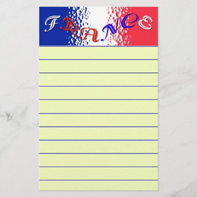 Frankreich Stationery Briefpapier (Vorderseite)