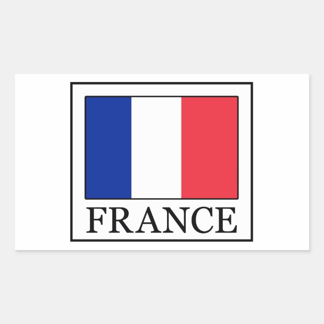 Frankreich Sticker (Vorderseite)