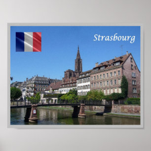 Frankreich - Straßburg Starsburgo - Poster
