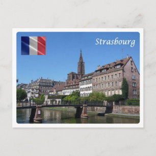 Frankreich - Straßburg Starsburgo - Postkarte