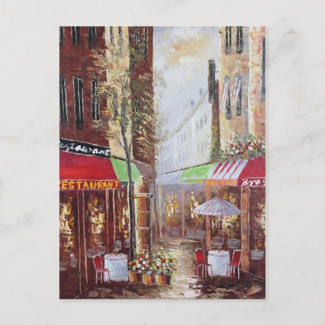 Frankreich Streets Postcard Postkarte (Vorderseite)