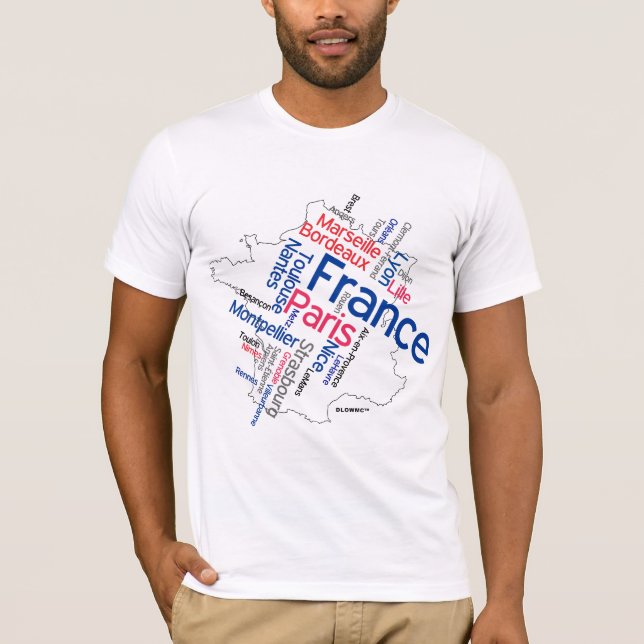 Frankreich T-Shirt (Vorderseite)