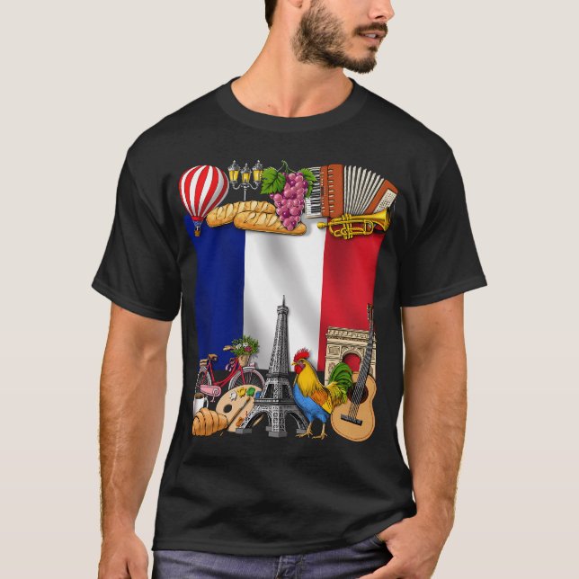 Frankreich T-Shirt (Vorderseite)