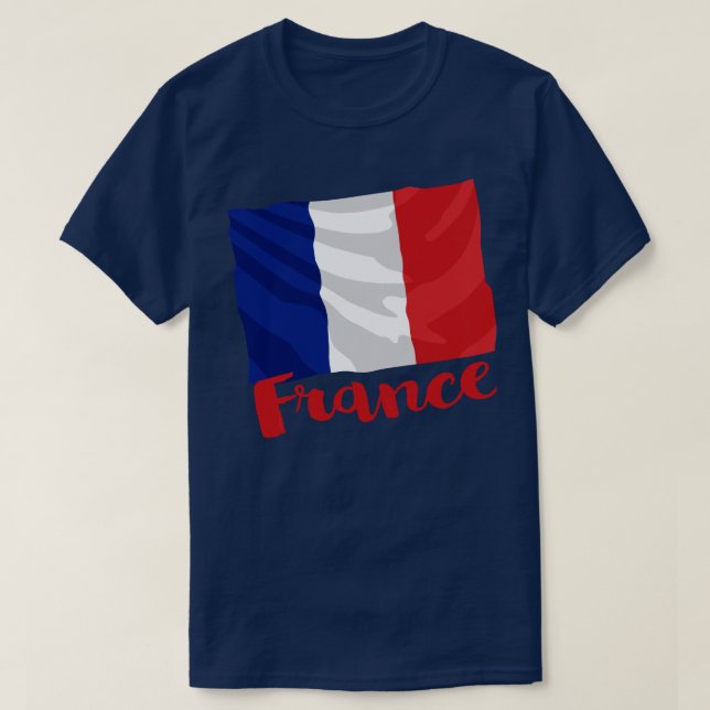 Frankreich T - Shirt (Design vorne)