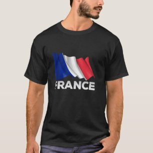Frankreich T Shirt Französisches Flaggenhemd Langs