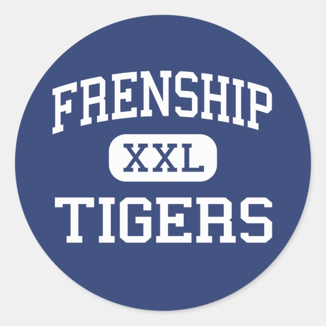 Frankreich - Tiger - Junior - Wolfforth Texas Runder Aufkleber (Vorderseite)