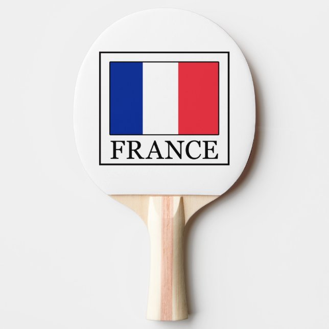 Frankreich Tischtennis Schläger (Vorderseite)