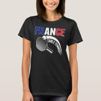 Frankreich Tischtennis unterstützt Ping Pong Tee