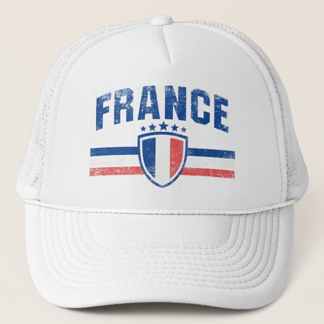 Frankreich Truckerkappe (Vorderseite)