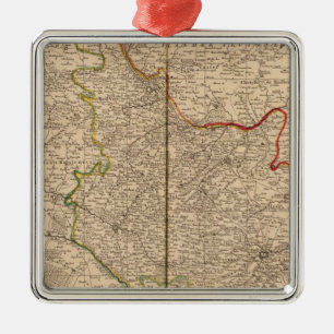Frankreich und Belgien Silbernes Ornament