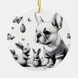 Frankreich und Brenniche Keramik Ornament