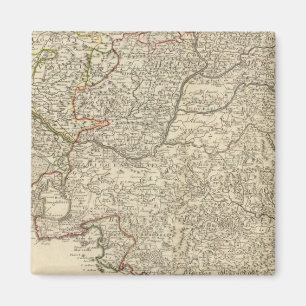 Frankreich und Europa Magnet