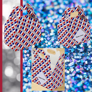 Frankreich und französische Flagge mit Ihrem Namen Geschenkschachtel