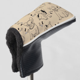 Frankreich und Knochen Golf Headcover