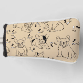 Frankreich und Knochen Golf Headcover