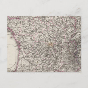 Frankreich und Schweiz Postkarte
