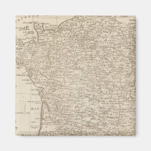 Frankreich unterteilt in Rundschreiben und Departe Magnet