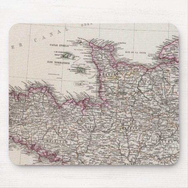 Frankreich, vier Blätter, Blatt 1 Mousepad (Vorne)