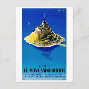 Frankreich Vintage Poster Restauriert Postkarte