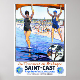 Frankreich Vintage Travel Poster wiederhergestellt