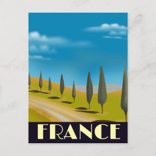 Frankreich Vintages Reiseplakat Postkarte