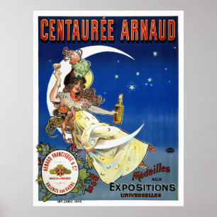 Frankreich Vintages Werbeplakat wiederhergestellt Poster