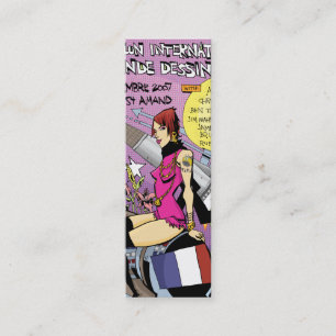 Frankreich-Visitenkarte Mini Visitenkarte