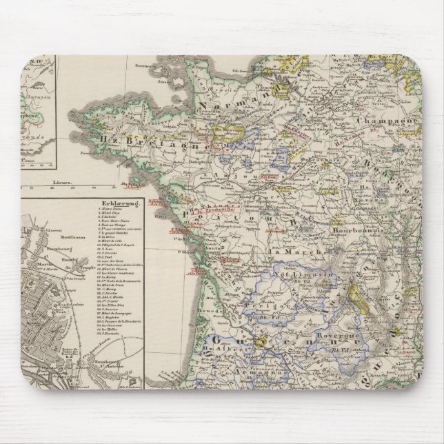 Frankreich von 1461 bis 1610 mousepad (Vorne)