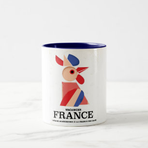 Frankreich - Voyage aujourd'hui à la France par l' Zweifarbige Tasse