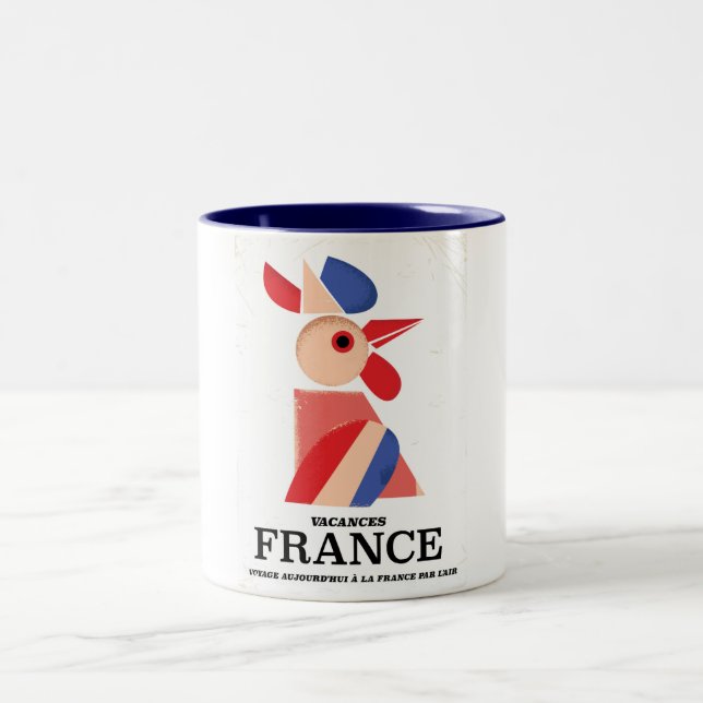 Frankreich - Voyage aujourd'hui à la France par l' Zweifarbige Tasse (Mittel)