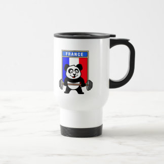Frankreich Weightheben Panda Reisebecher