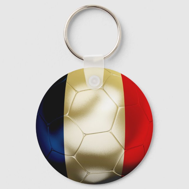Frankreich Welt Schlüsselanhänger (Vorderseite)