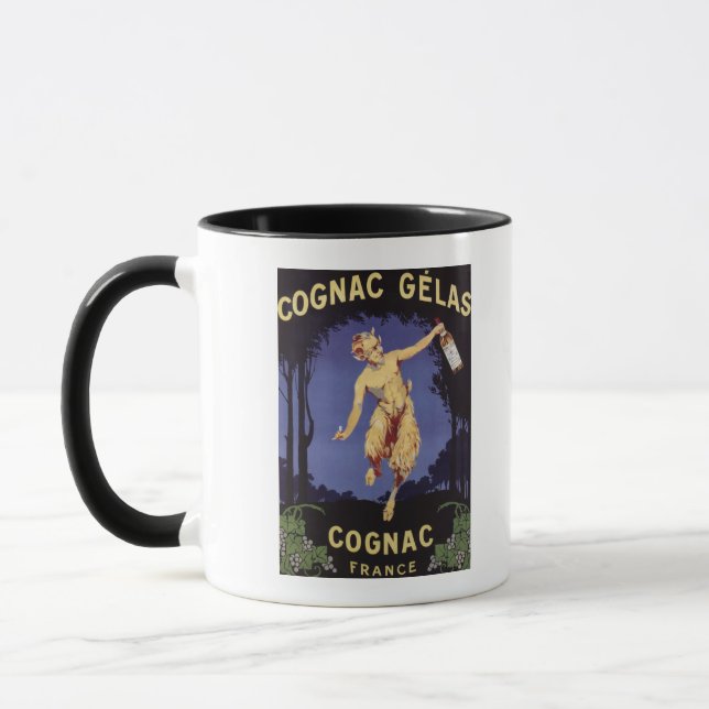 FrankreichCognac Gelas WerbeplakatFrankreich Tasse (Links)