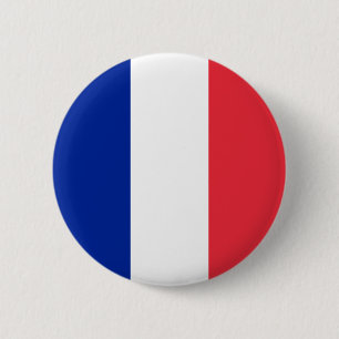 Frankreichs Flagge Button