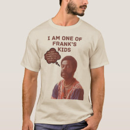 Franks Kind Sand Shirt/brauner Text T-Shirt