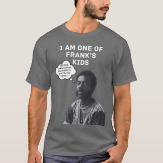 Franks Kinder dunkelgraues Shirt/weißer Text T-Shirt