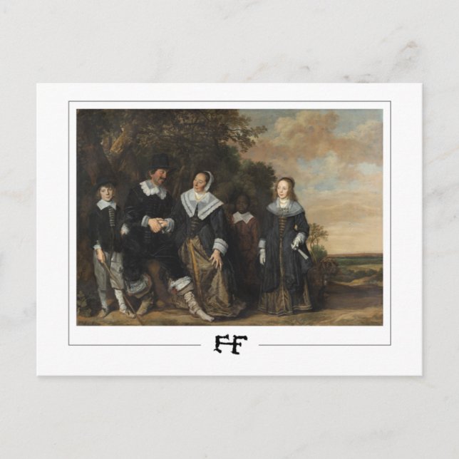 Frans Hals #277 - Fine Art Postcard Postkarte (Vorderseite)