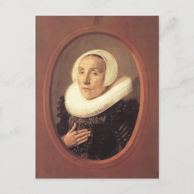 Frans Hals- Anna van der Aar Postkarte (Vorderseite)