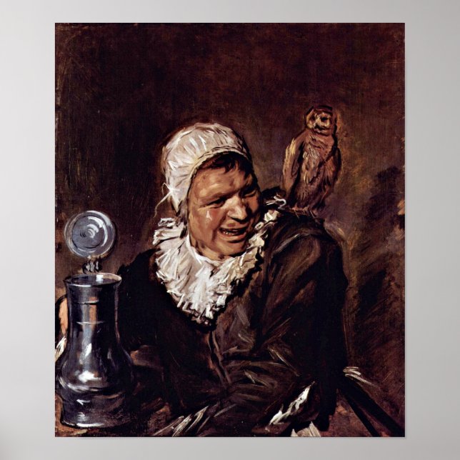 Frans Hals - Malle Babbe Poster (Vorne)