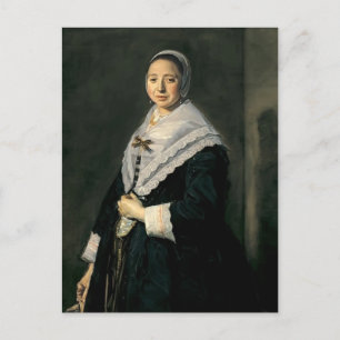 Frans Hals - Portrait einer Frau Postkarte
