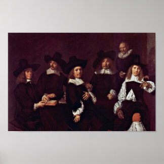 Frans Hals - Porträt der Regengruppen Poster