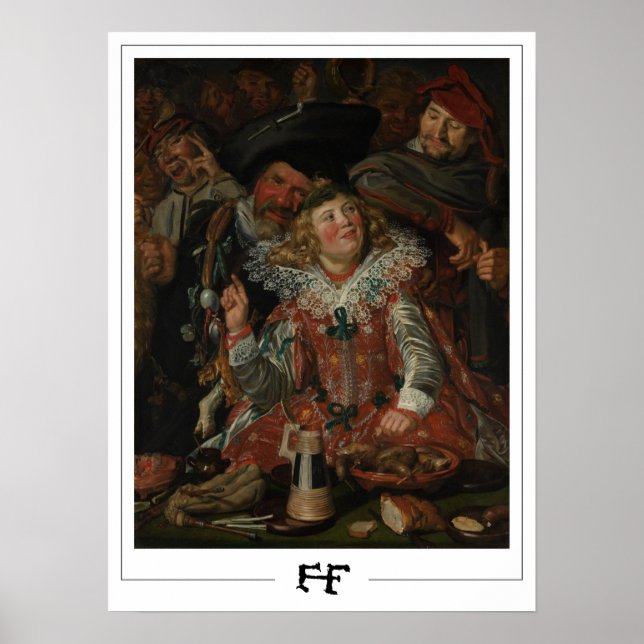 Frans Hals Zedign Art Poster #147 (Vorne)