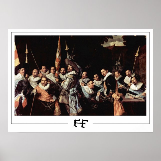 Frans Hals Zedign Art Poster #206 (Vorne)