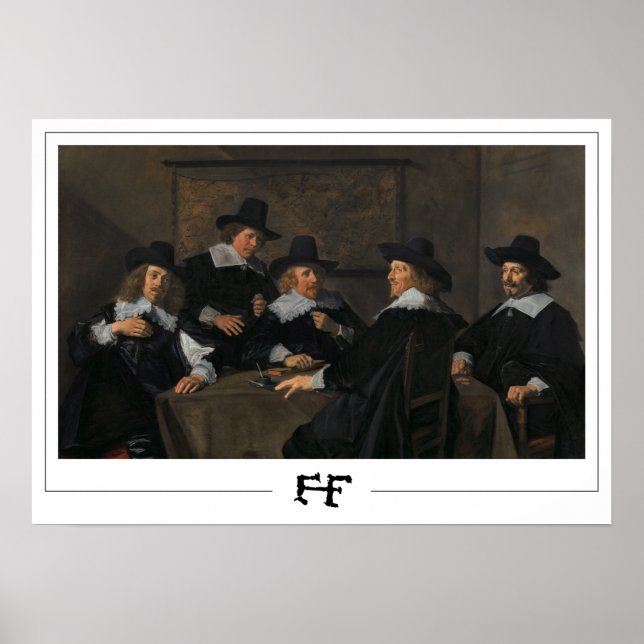 Frans Hals Zedign Art Poster #66 (Vorne)